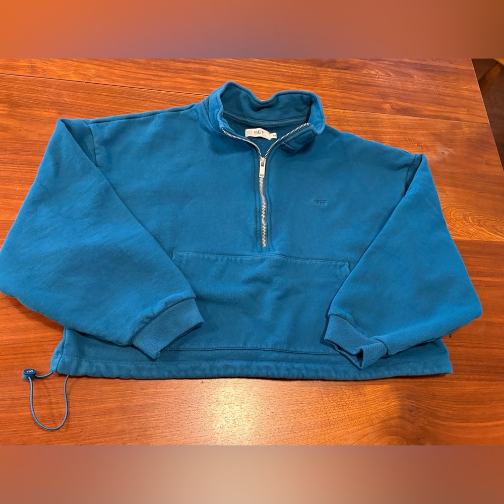 Set Active hoodie in Cove size Medium